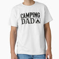 Camping Dad Fun Camping Black Text Design by TrulyEpoque