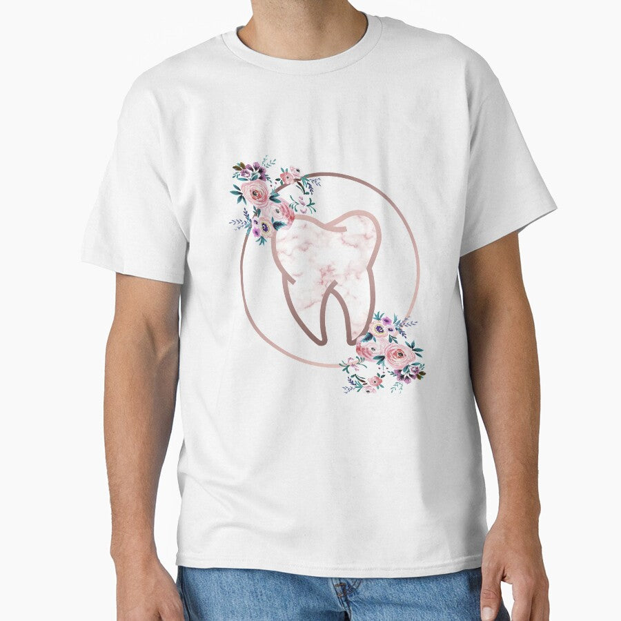 Dental Diva Dentist/Dental assistant Tooth Floral Logo by einora88