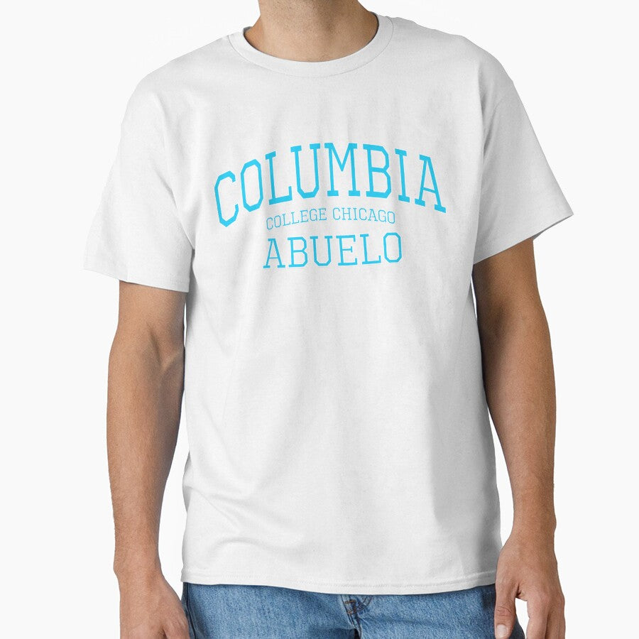 Copy of Columbia College Chicago Grandparent Abuelo High Quality Print (Blue) by blomdel