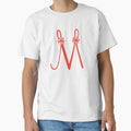 Floral Initial monogram M by Creative-draw