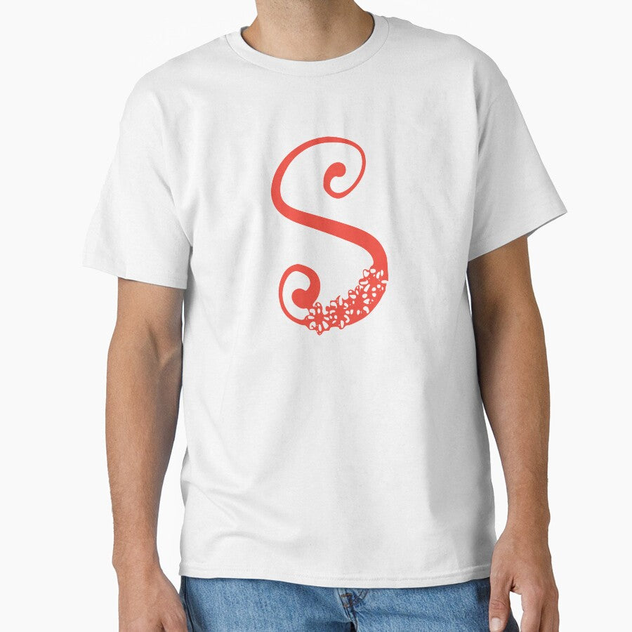 Floral Initial monogram S by Creative-draw