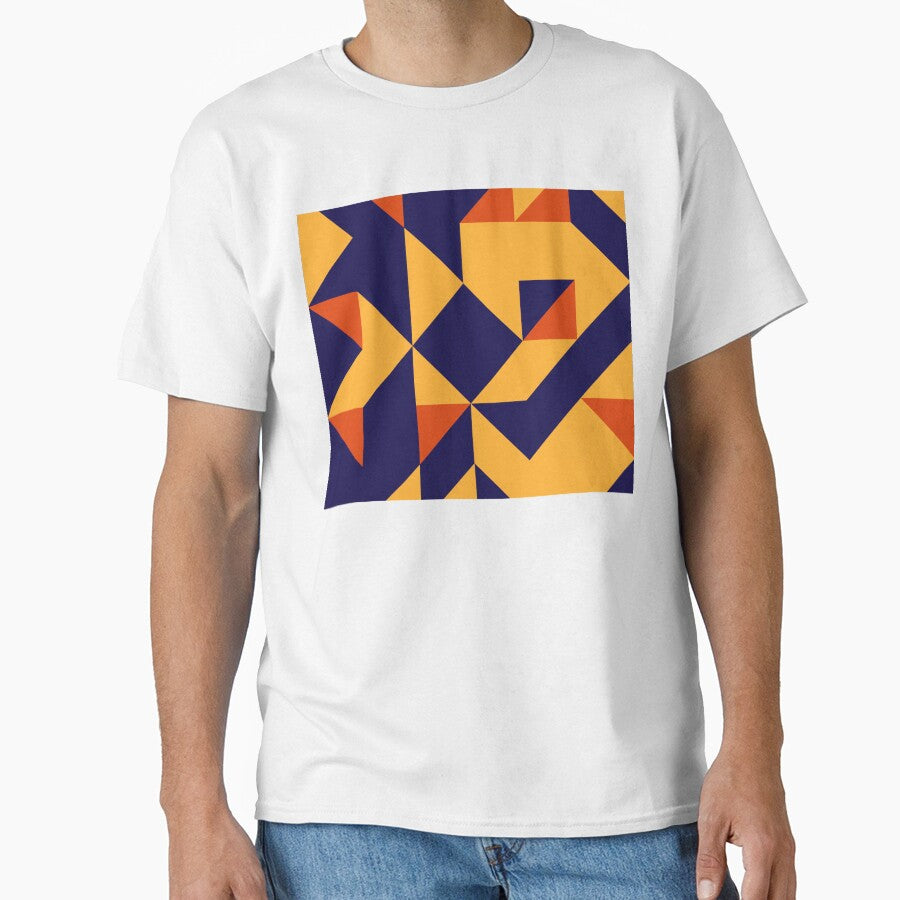 Blue, Yellow and Orange Abstract - Pattern by Designs2Excite