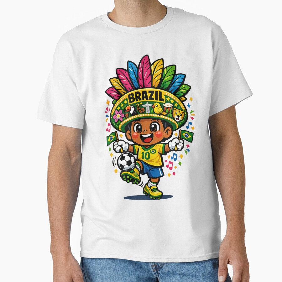 Brazil Football Soccer Mascot | Carnival football tournament Fan Art 2026 by Youngkev-arts