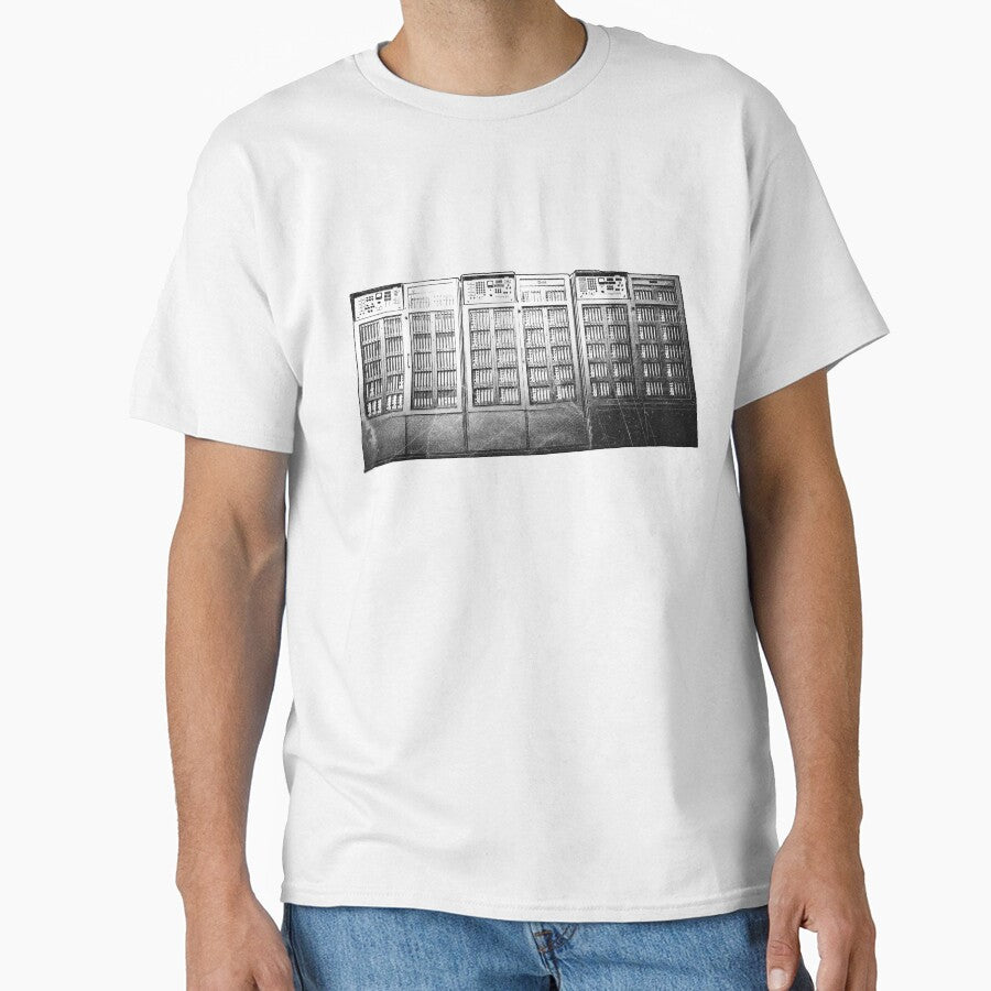 1970s Computer Mainframe Dark Retro Tech Art by Ghoul Enterprises