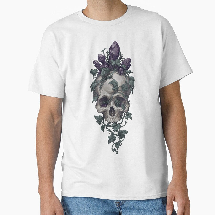 Dark Ivy Skull by IllumeInk