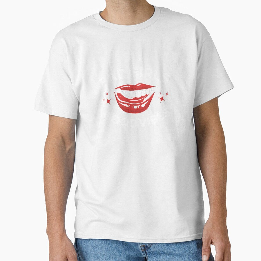 Bad girls good vibes sexy red lips licking tongue by portrait4you