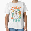 Retro Halloween, Spooky Vibes, Groovy Boho Halloween, Halloween Vibes, Groovy Ghost, Cute halloween by happylilclouds