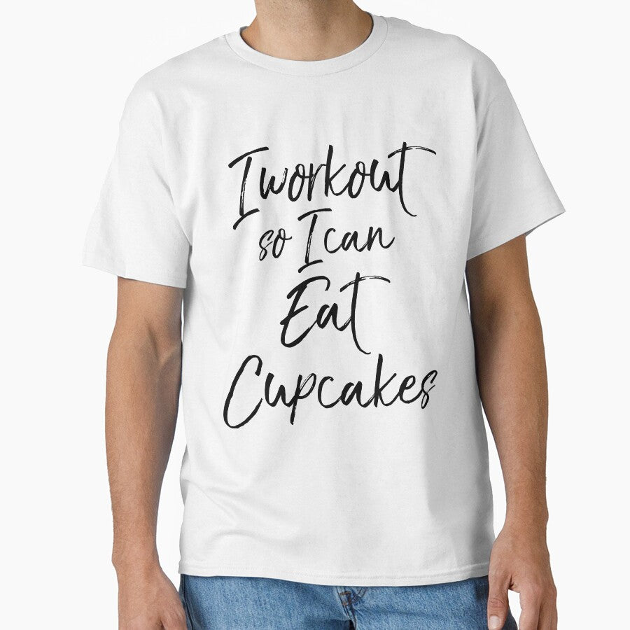 I Workout So I Can Eat Cupcakes Funny Workout Quote by TNDesignStudio