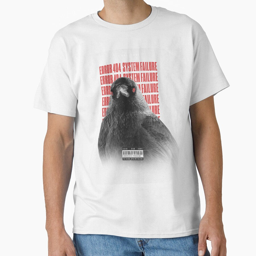 Error 404 System Failure Jackdaw by WildHugeDot