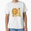 Moon Sun Stars Space Vintage Retro Kawaii Cute Astrology Celestial Hippie Day Night by SamiraArts