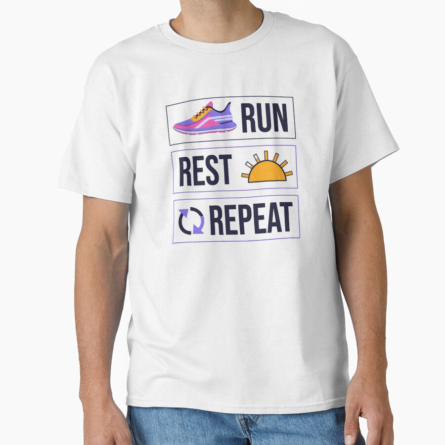 Gift for Runner - Run, Rest, Repeat by Find Your Pace