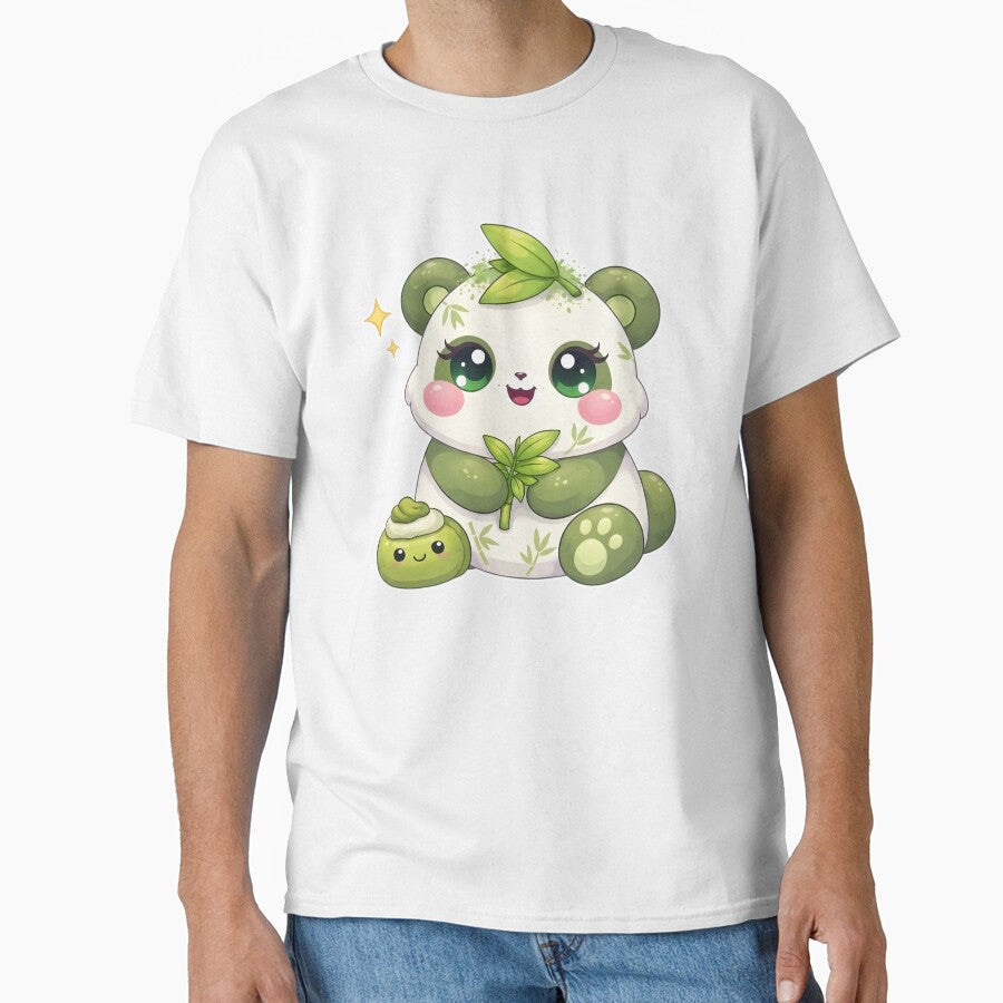 Kawaii Matcha Panda by The sticker haven