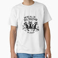 We’re All in This Together Like Hostages – Funny Crazy Cat Meme Shirt by La-Nuna