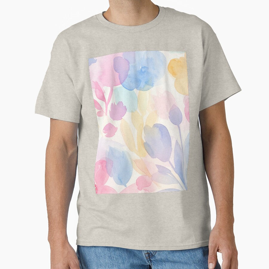 Soft Gentle Pastel Watercolor Floral Layers by AnimaliaStar