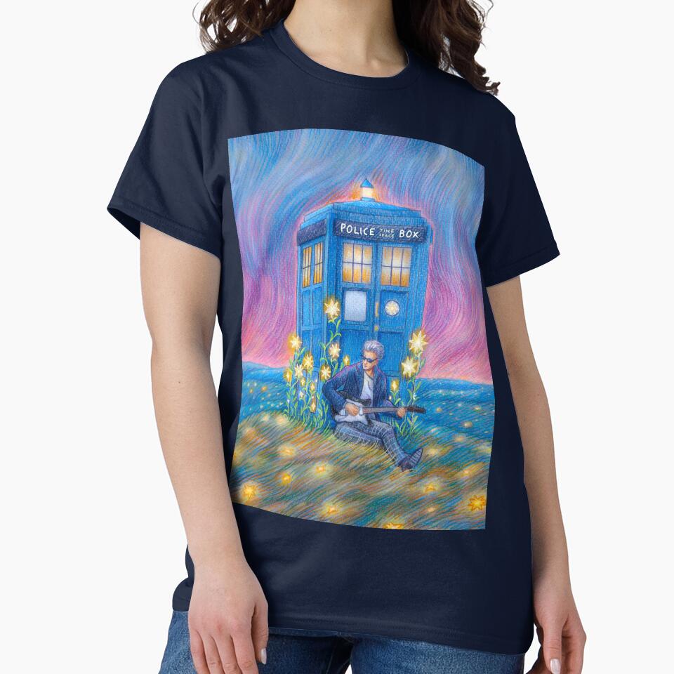 The Doctor playing a sad song by illustore