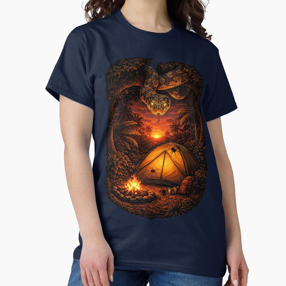 funny camping shirt by 66Solar
