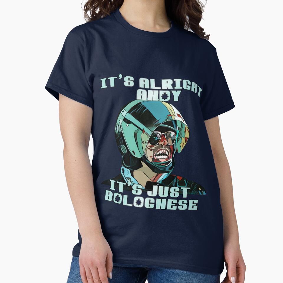 "It's Just Bolognese" Hot Fuzz T-shirt by TeevTees