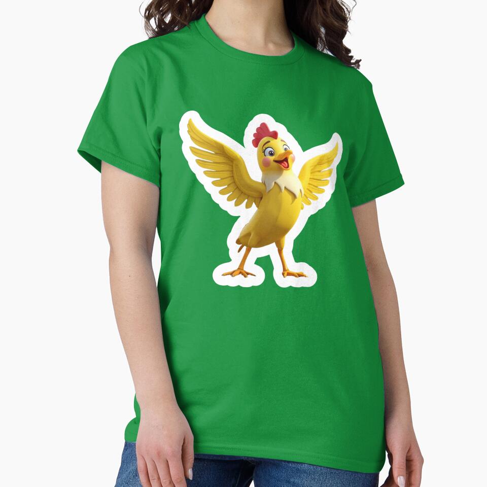Cute Happy Chicken Banana by madebyjulia7