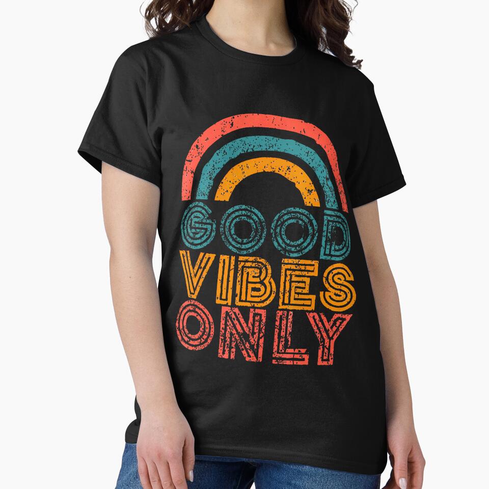 Good Vibes Only Vintage Rainbow by chaybduparek