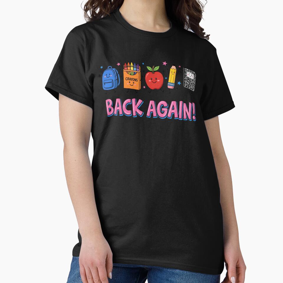 Cute Back To School Supplies Kids Teacher by KroghDs