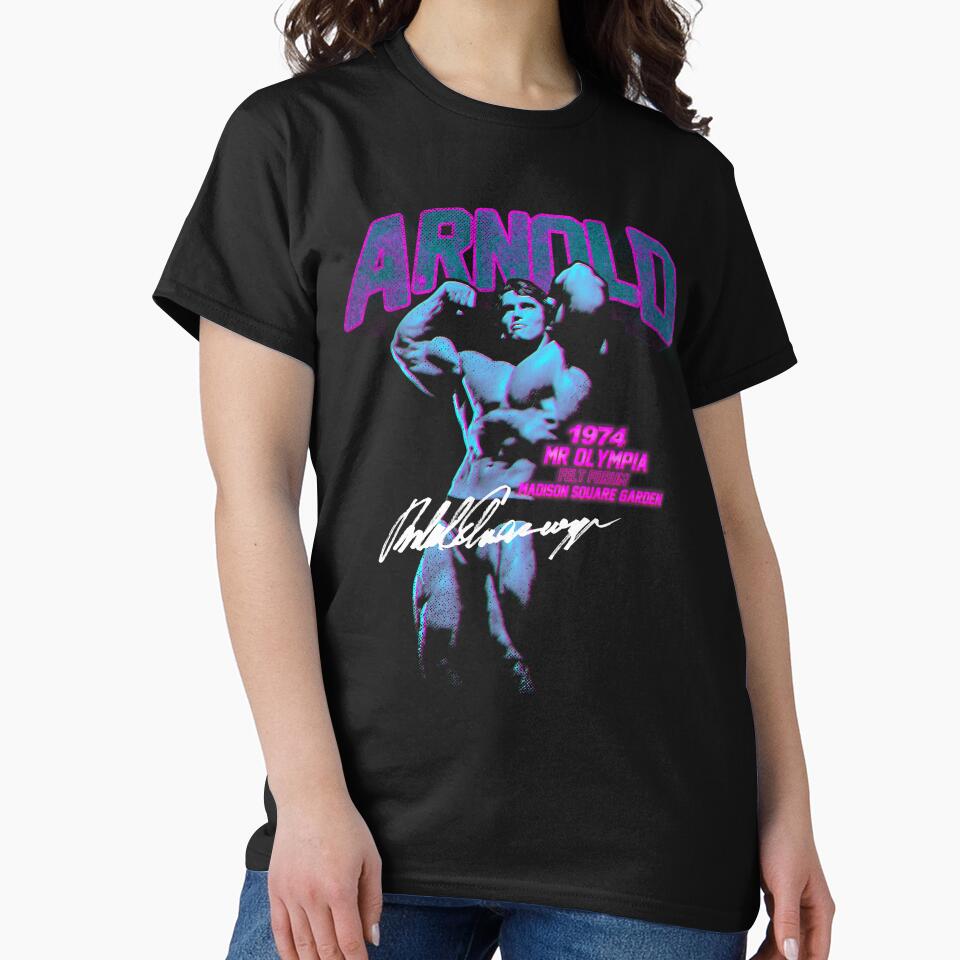 Vintage Arnold Schwarzenegger Mr. Olympia 1974 Tee - Classic Bodybuilding by Phiger1