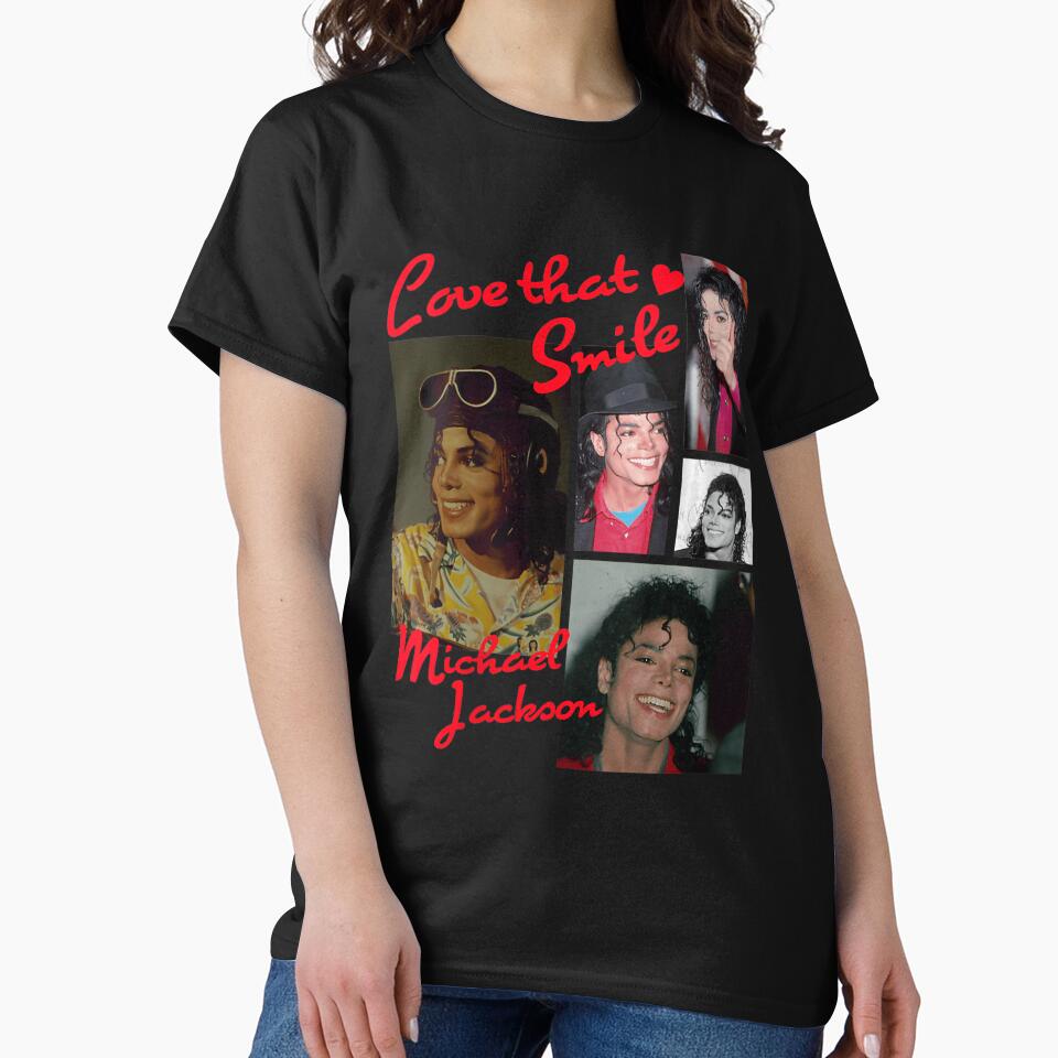 Michael Jackson Love That Smile Vintage Pop Graphic Design by layprotuninec