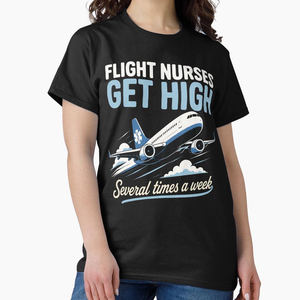 Flight Nurses Get High Aviation Humor by Victor Shadehorn