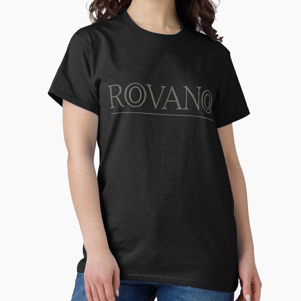 Rovano Dark Luxury Typography Elegant Fashion Design by Rovano
