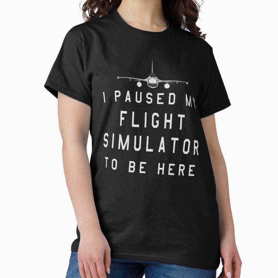 I Paused my Flight Simulator to Be Here Jet Fighter by RealPilotDesign