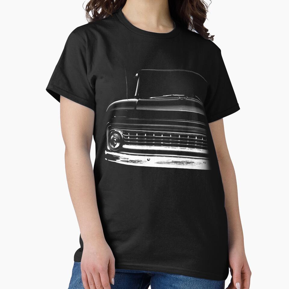 1963 Chevrolet C-10, Apache Pickup by hottehue Unisex , , , Long Sleeve Tee