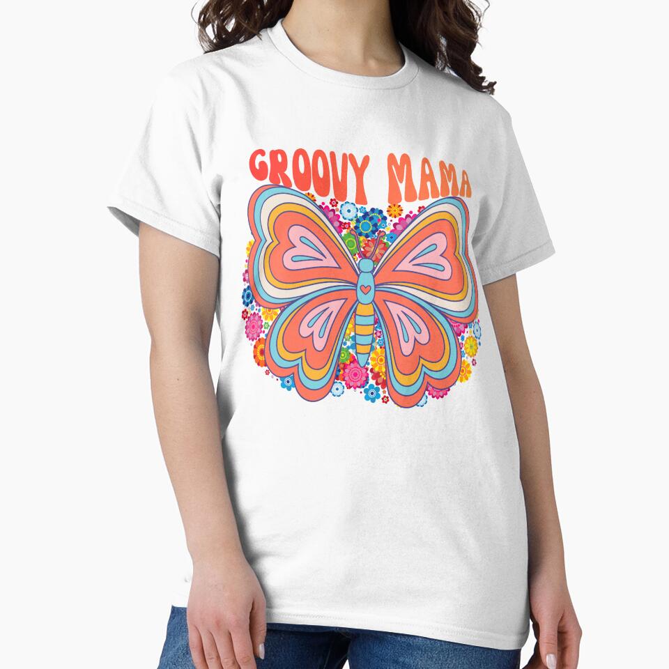 Retro Groovy Mama  Butterfly by AlienOccupation
