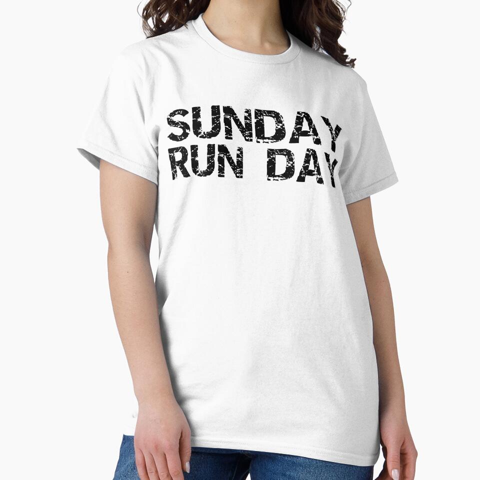 Funny Runner Gift Sunday Run Day Funny Workout Quote by TNDesignStudio