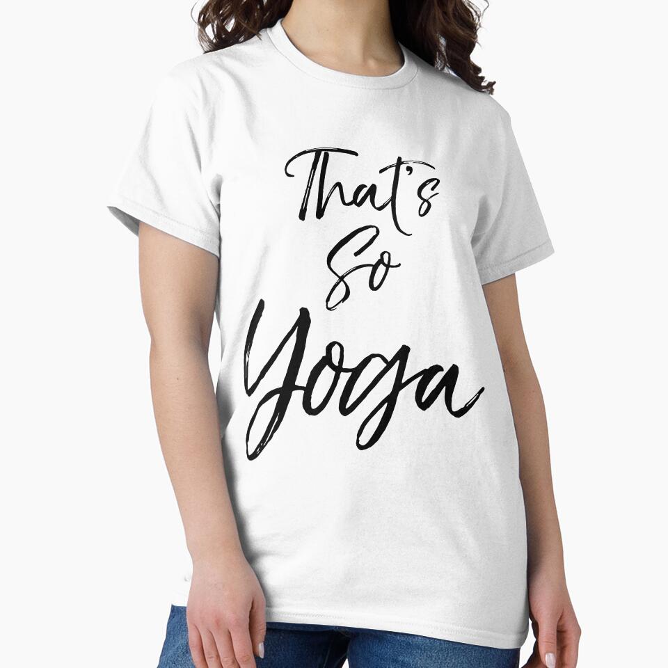 That's So Yoga Cute Yoga Quote by TNDesignStudio