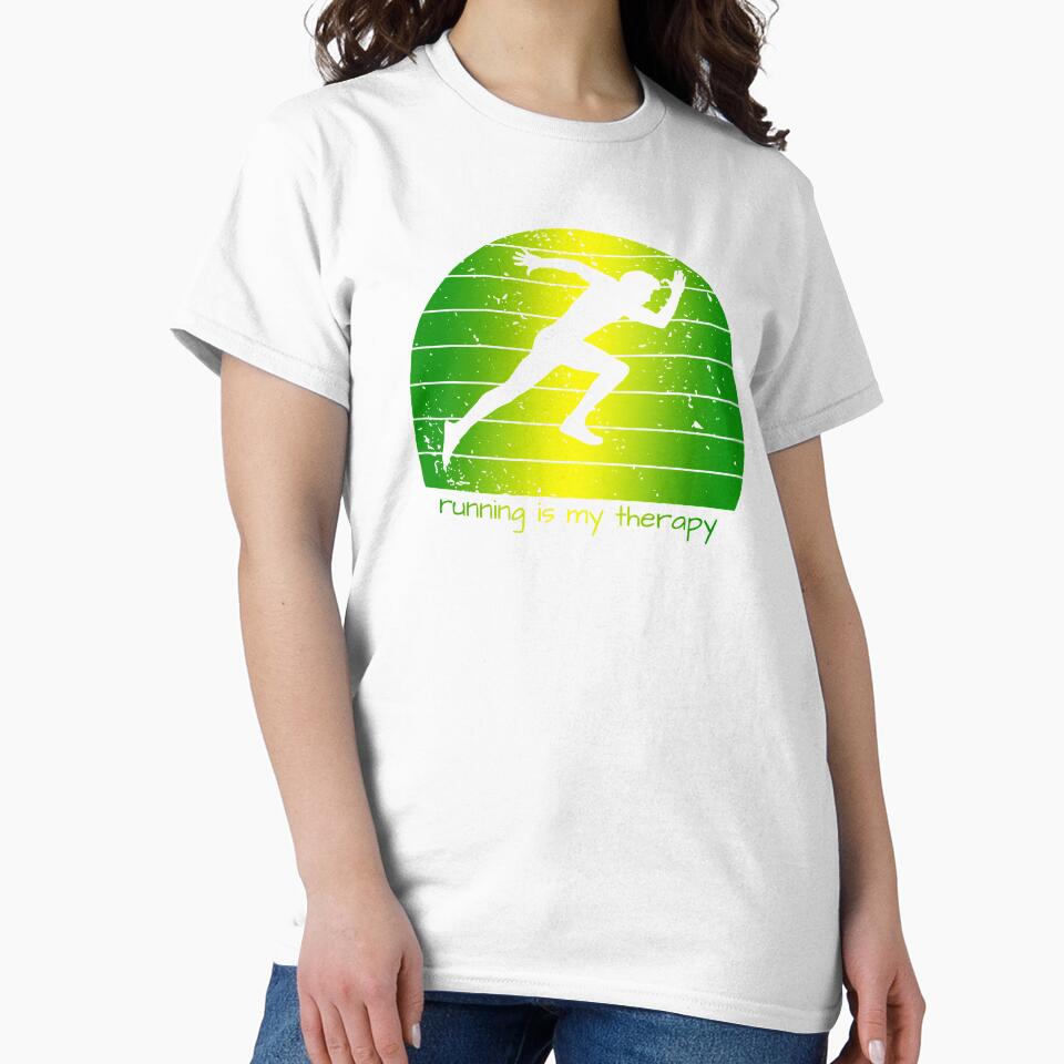 Running is my therapy Birthday Gift by GBDesigner