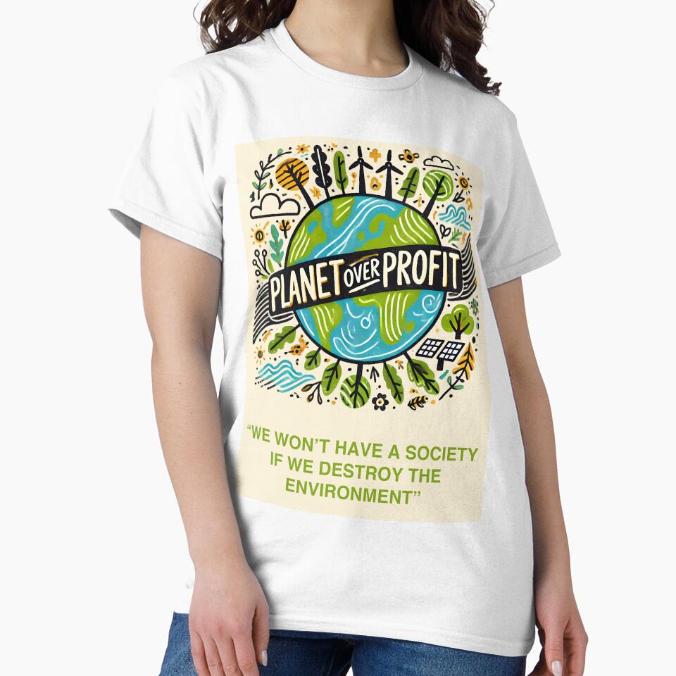 Planet Over Profit by PixelCraftArt
