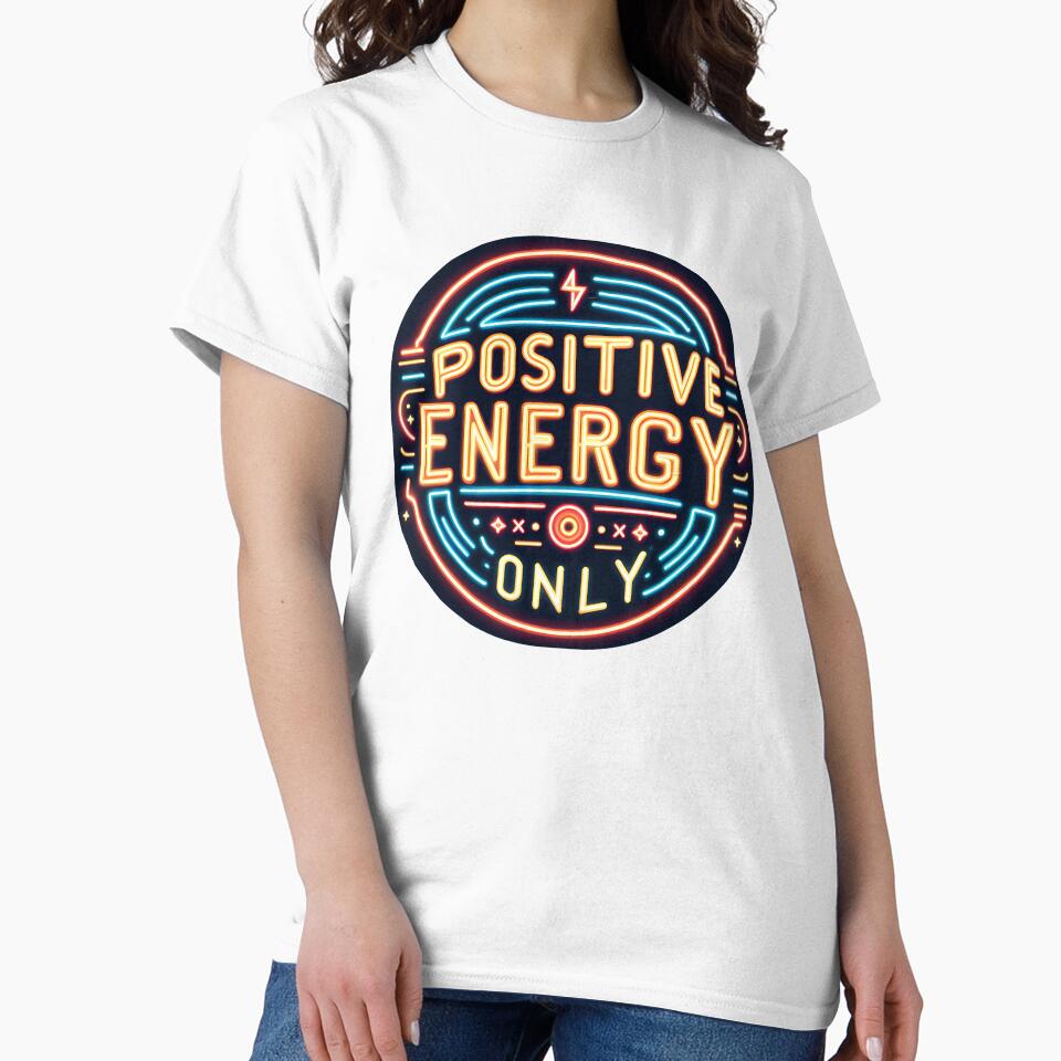 Positive energy only, typography by maxmaj