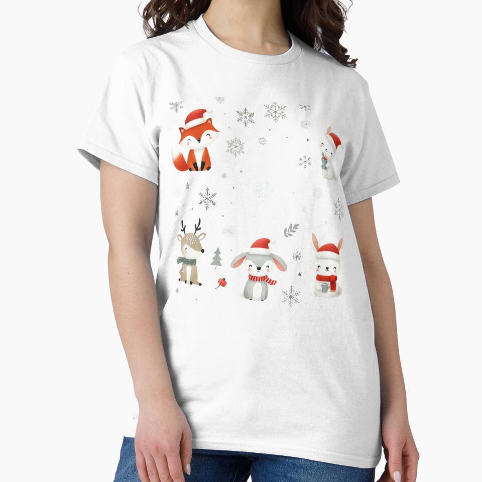 Cute Winter Animals Christmas Pattern by MJShop18