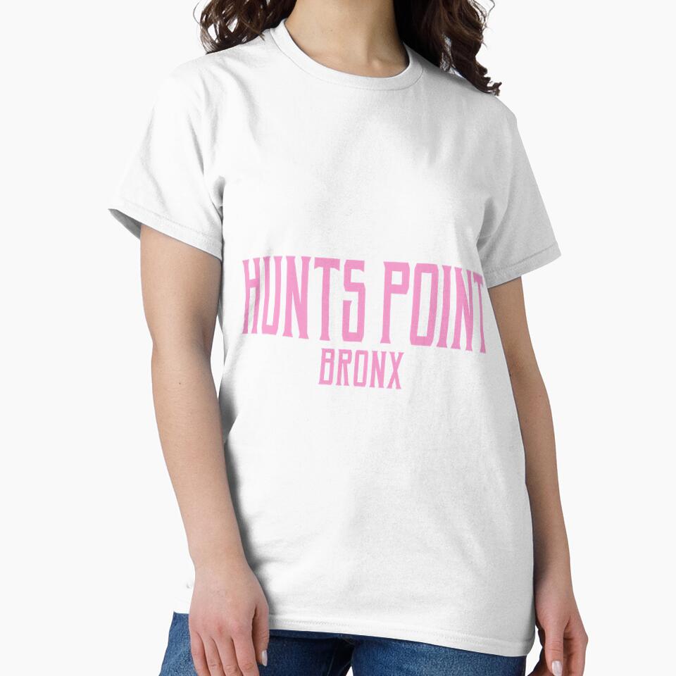 Hunts Point Bronx Ny Vintage Text Pink by BundlerVq