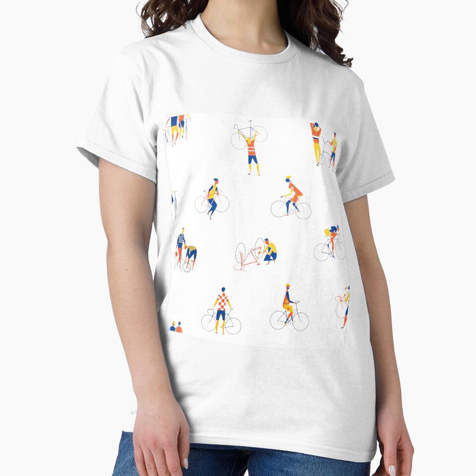 Cyclists Illustration by HarrioBend