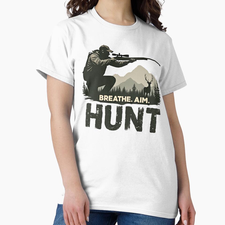 Breathe. Aim. Hunt. (Game Hunting) by PerkzPrints