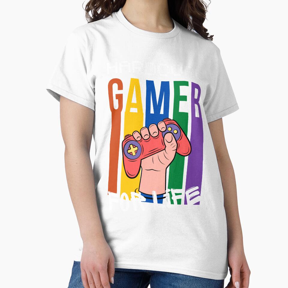 Hardcore Gamer For Life Video Gamer Geek by NNDraw