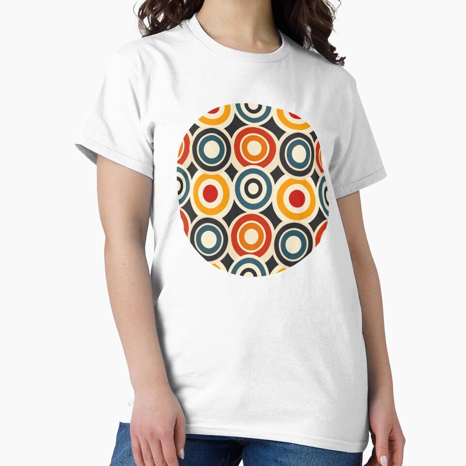 Retro Circles and Rings Pattern by ColorfulVanilla