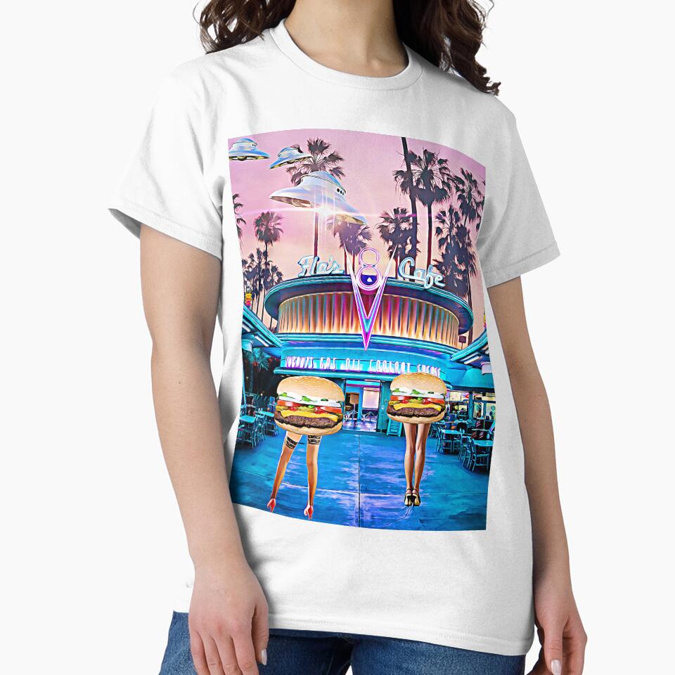 1950's Hamburger Alien Diner by PopVelvet