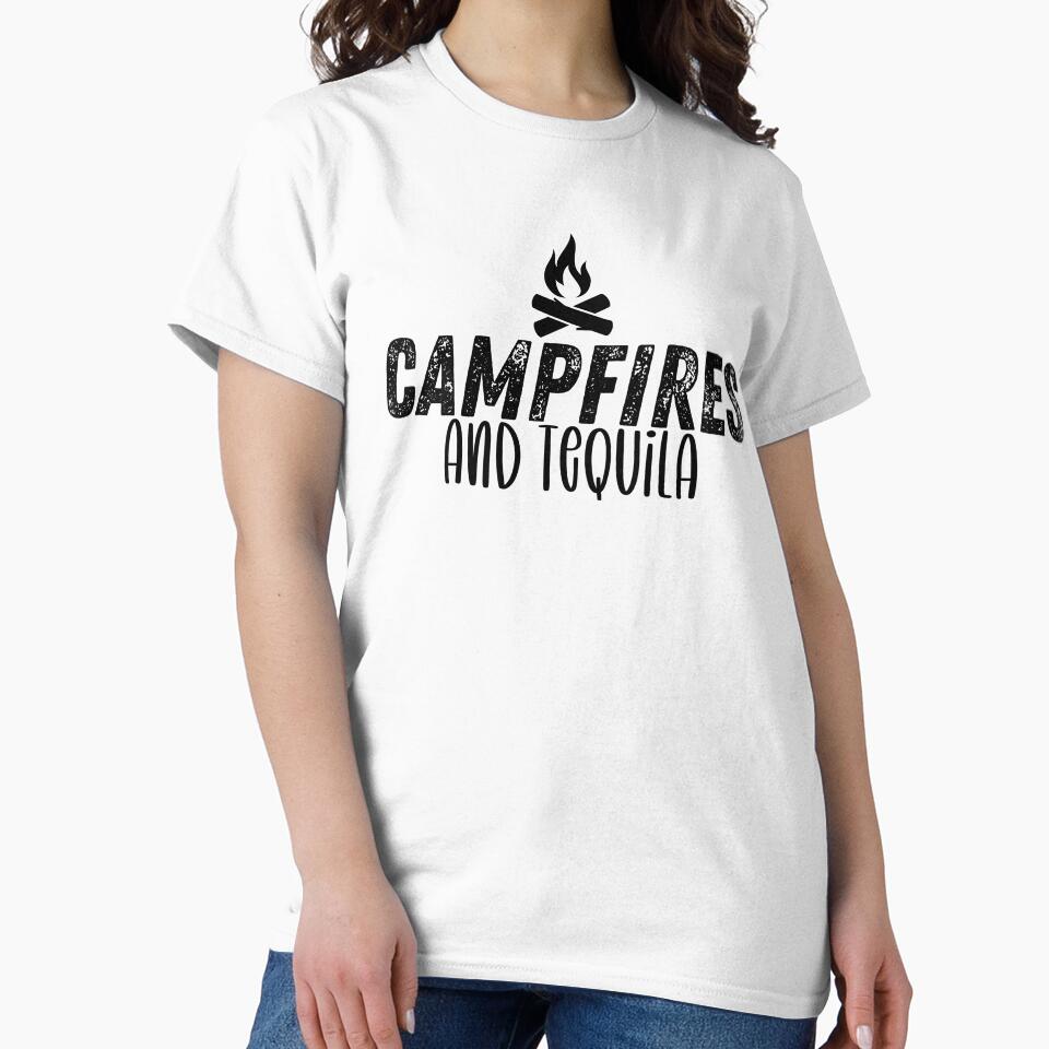 Campfires And Tequila - Funny Camping by cannabipedia420
