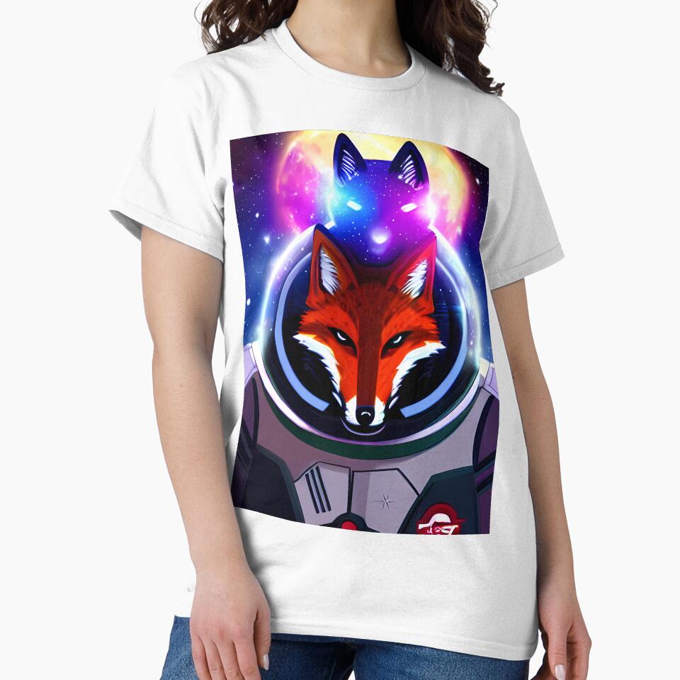 Space foxes by BigBrainArtwork