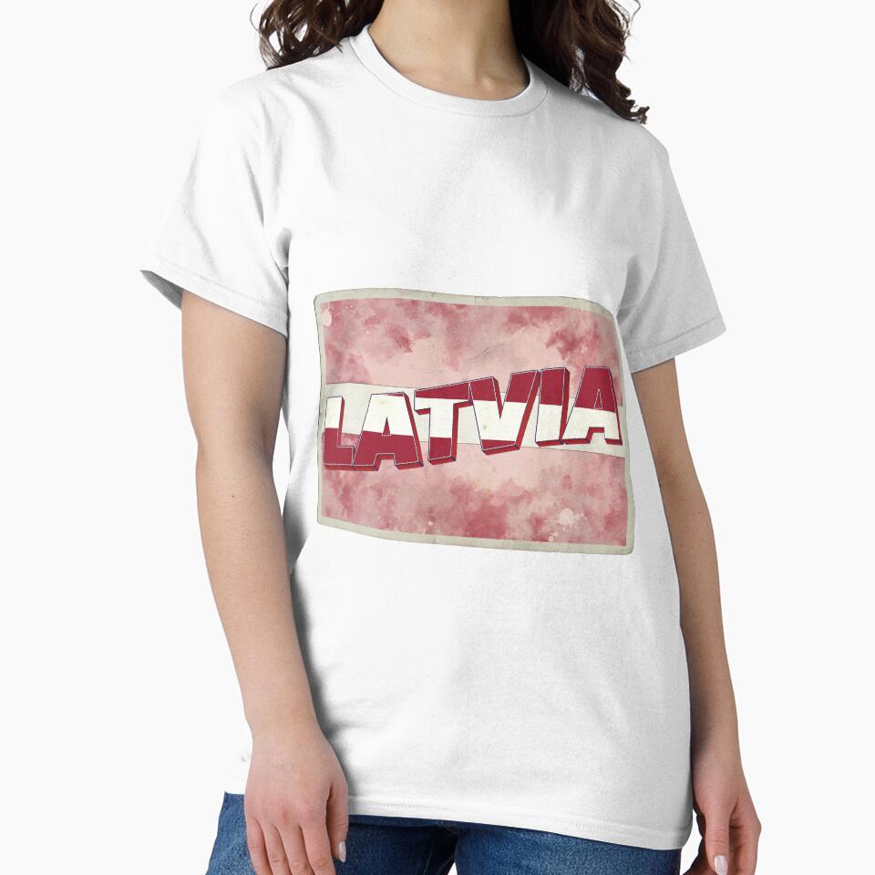 Latvia Vintage style retro souvenir by DeveloperProp0