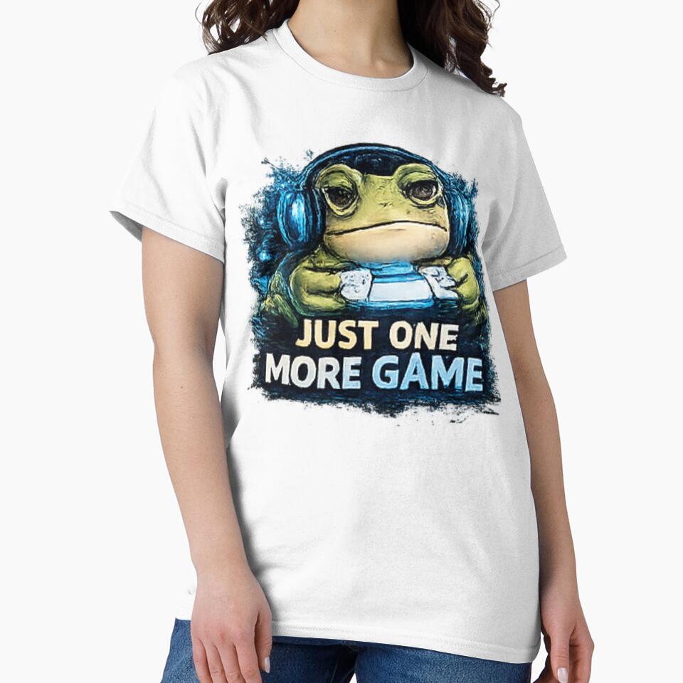 Just One More Game – Cozy Gamer Frog by Hobby-up