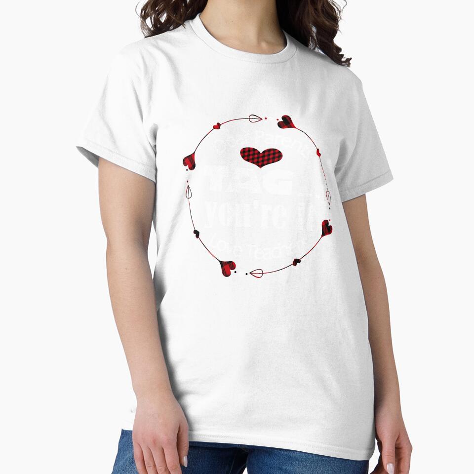Dear Parents Tag You're It Love Teacher Lumberjack Design by Sapphire Star