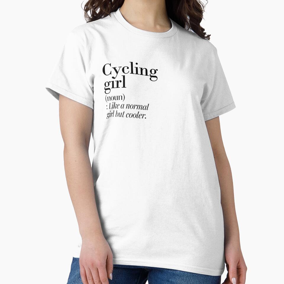 Cycling Girl Definition - Funny Cycling Lover by Watsonarts