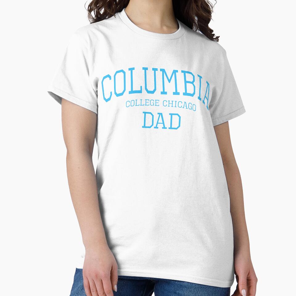 Columbia College Chicago Parent Dad High Quality Print (Blue) by blomdel